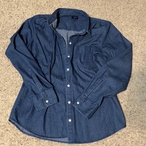 Women’s JCrew Chambray Shirt- Size M